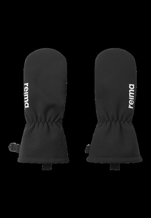 Reima Osaten Softshell Vanter Black  Black 10-12 Y  Sort  10-12 år  Drenge, Piger