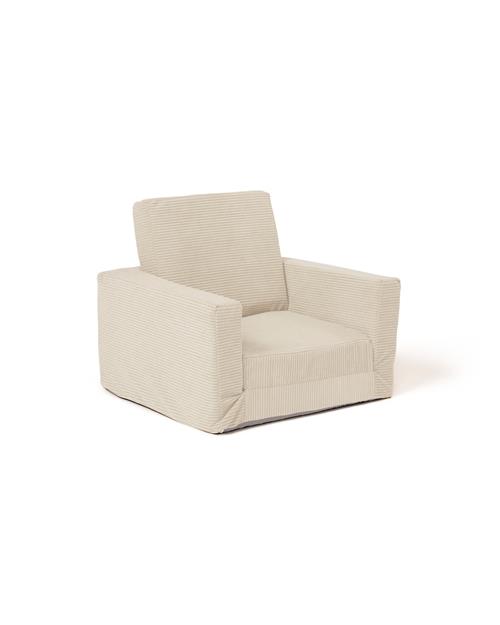 Kid's Concept Sammenklappelig Lænestol Natural White  Natural White-OS  Hvid  One Size  Drenge, Piger