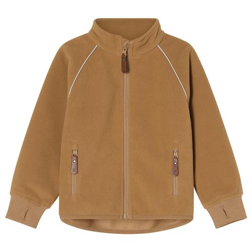 Kuling Livigno Vindfleecejakke Caramel  Caramel-116 cm  Brun  116 cm  Drenge, Piger