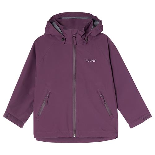 Kuling Silkeborg Regnjakke Med God Åndbarhed Grape Purple  Grape Purple-122/128 cm  Lilla  122/128 cm  Drenge, Piger