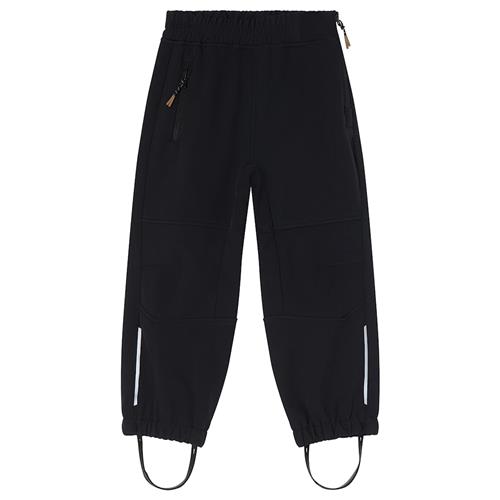 Kuling Landala Softshell Bukser Always Black  Always Black-110 cm  Sort  110 cm  Drenge, Piger