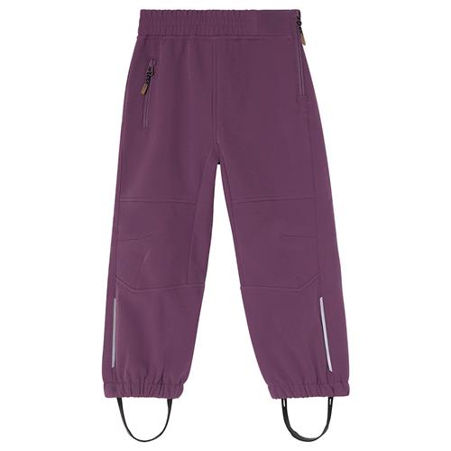 Kuling Landala Softshell Bukser Grape Purple  Grape Purple-116 cm  Lilla  116 cm  Drenge, Piger