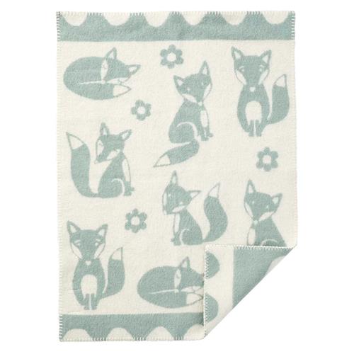 Klippan Yllefabrik Fox  Duck Egg Blue  Blue One Size  Blå  One Size  Drenge, Piger