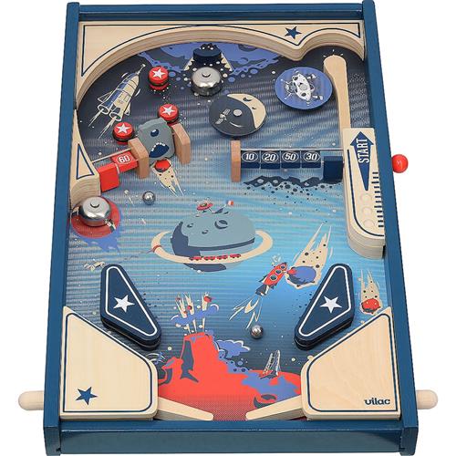 Vilac Space Flipperspil  Blue One Size  Blå  One Size 5 Years + Drenge, Piger