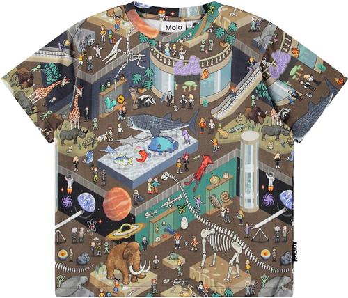 Molo Riley T-shirt Pixeleum  Pixeleum 98 cm  Sort  98 cm  Drenge