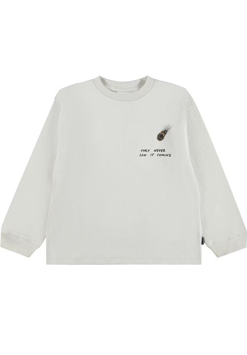 Molo Rube T-Shirts Long Sleeves Tech Dino Tech Dino 152 cm  Hvid  152 cm  Drenge