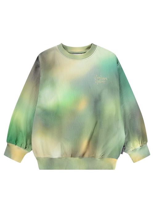 Molo Monti Sweat Shirt Super Blur Super Blur 122 cm  Grøn  122 cm  Drenge