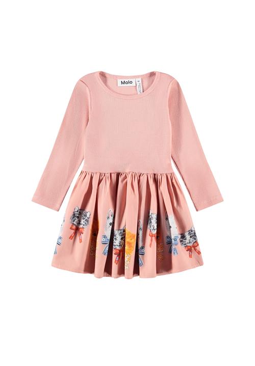 Molo Candi Dress Ls Fancy Kittens Fancy Kittens 86 cm  Lyserød  86 cm  Piger