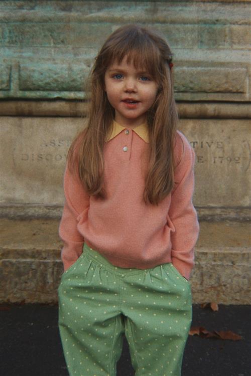 Konges Sløjd Basi Polo Mellow Rose  Mellow Rose-4Y  Lyserød  4 år  Piger