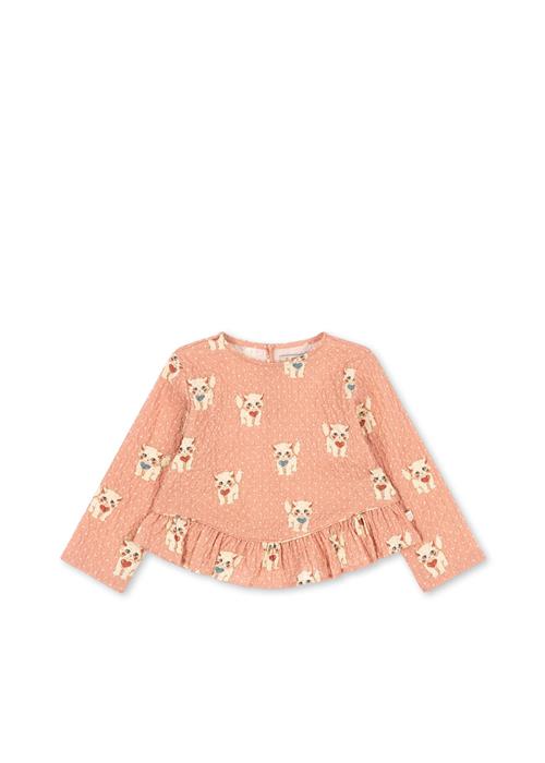 Konges Sløjd Elin Bluse Ciao Miao Rose  Ciao Miao Rose-6Y  Lyserød  6 år  Piger