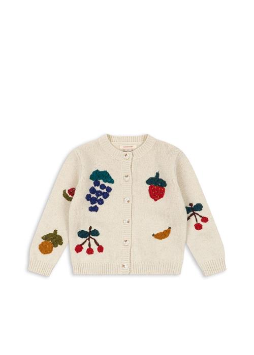 Konges Sløjd Fruity Cardigan Summer Sand  Summer Sand-4Y  Hvid  4 år  Piger