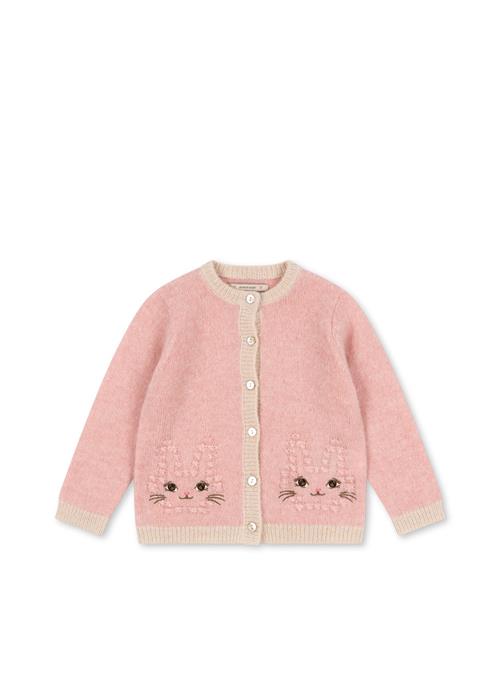 Konges Sløjd Kitty Cardigan Silver Pink  Silver Pink-2Y  Hvid  2 år  Piger