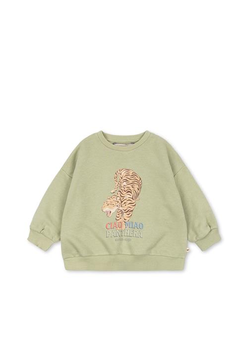 Konges Sløjd Lou Sweatshirt Sage  Sage-6Y  Grøn  6 år  Drenge