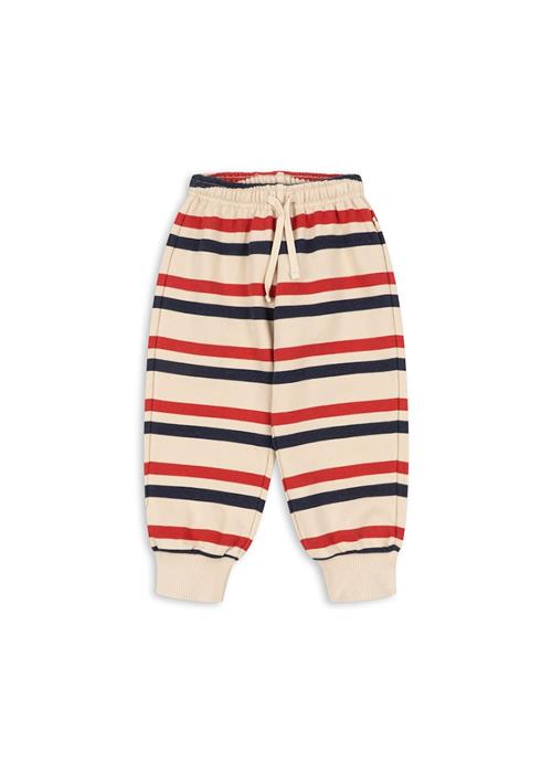 Konges Sløjd Loupy Joggingbukser Tangerine Stripe  Tangerine Stripe-18M  Hvid  18 måneder  Drenge