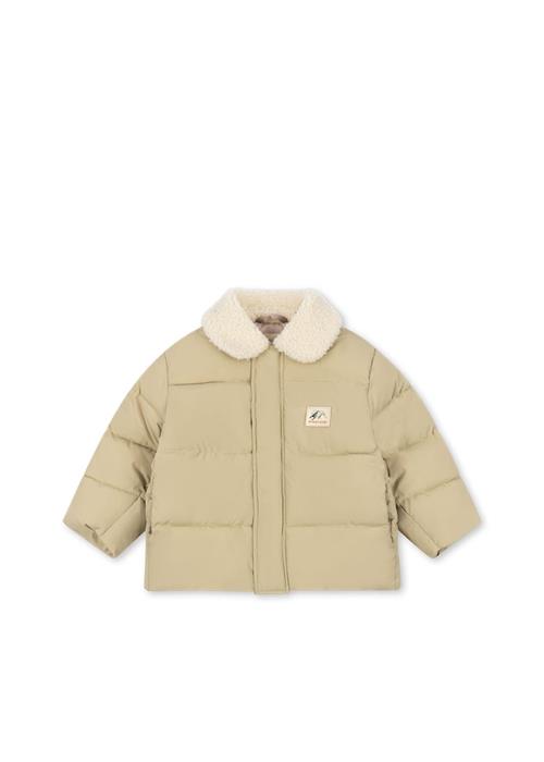 Konges Sløjd Alpi Jakke Med Krave Pale Olive Green  Pale Olive Green-4Y  Grøn  4 år  Drenge, Piger