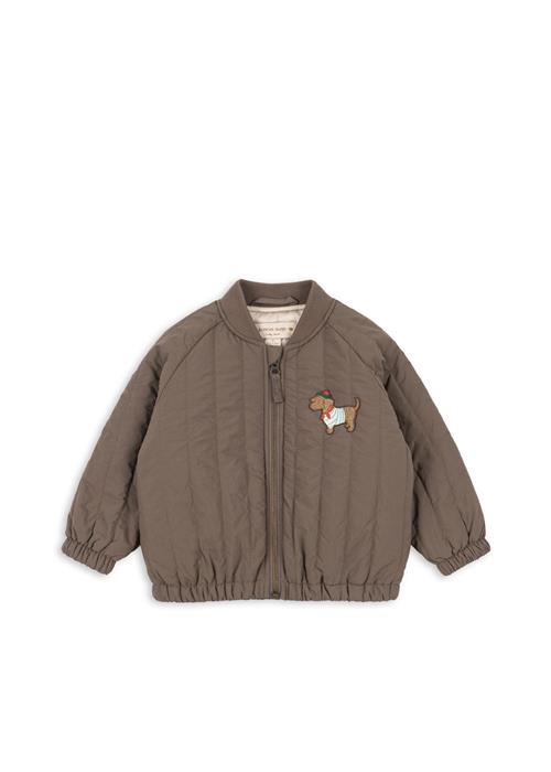 Konges Sløjd Juno Terry-bomberjakke Walnut  Walnut-6Y  Brun  6 år  Drenge