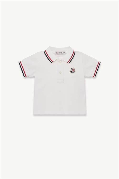 Moncler Polo Natural  Natural 92 cm  Hvid  92 cm  Drenge