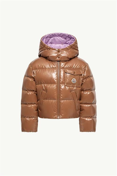 Moncler New Andro Dunjakke Dark Beige  Dark Beige 116 cm Dun Beige  116 cm  Piger