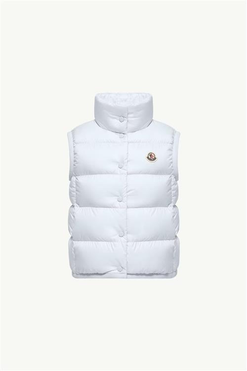 Moncler Badia Dunvest Pastel Blue  Pastel Blue 116 cm  Blå  116 cm  Piger