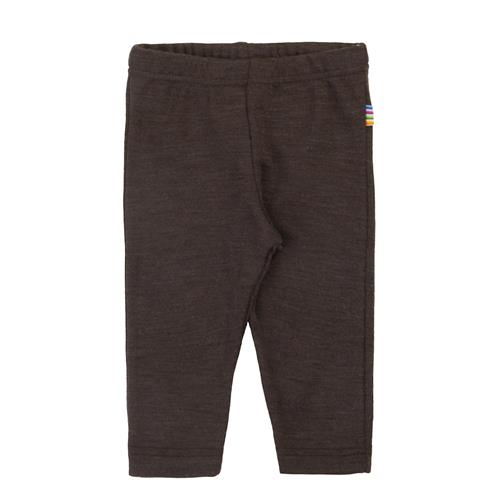 Joha Leggings I Uld Dark Brown  Dark Brown 60 cm Uld Brun  60 cm  Drenge, Piger