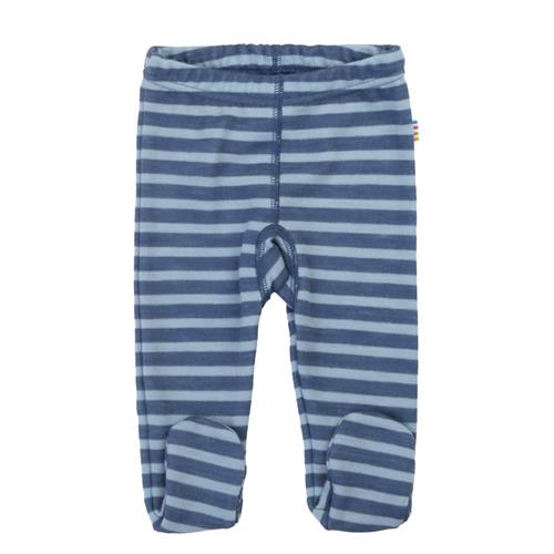 Joha Uldleggings Med Fødder Dark Blue  Dark Blue 60 cm  Blå  60 cm  Drenge