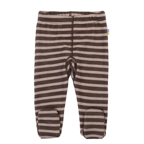 Joha Leggings Med Fødder Dark Brown  Dark Brown 60 cm  Brun  60 cm  Drenge, Piger