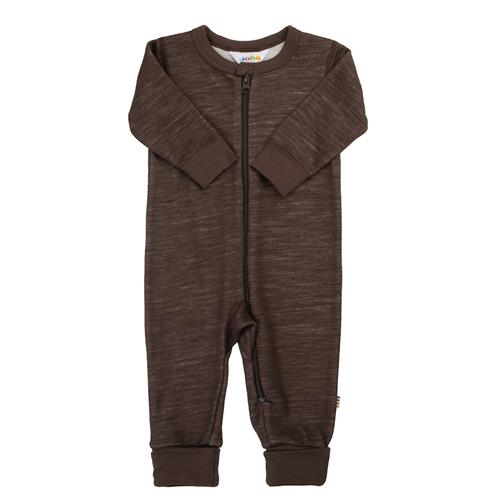 Joha Jumpsuit Med 2-i-1-fod Dark Brown  Dark Brown 80 cm  Brun  80 cm  Drenge, Piger