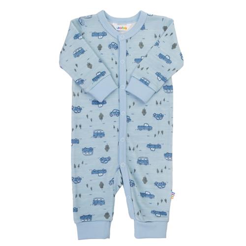 Joha Jumpsuit I Uld Blue  Blue 70 cm  Blå  70 cm  Drenge