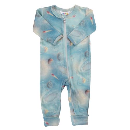 Joha Jumpsuit Med 2-i-1-fod Blue  Blue 90 cm  Blå  90 cm  Drenge