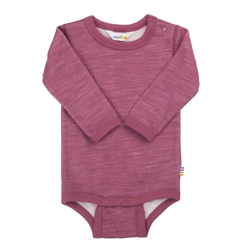Joha Uld Baby Body Bordeaux  Bordeaux 80 cm Uld Rød  80 cm  unisex