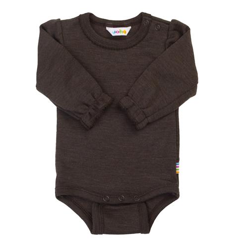 Joha Uld Baby Body Dark Brown  Dark Brown 70 cm Uld Brun  70 cm  unisex