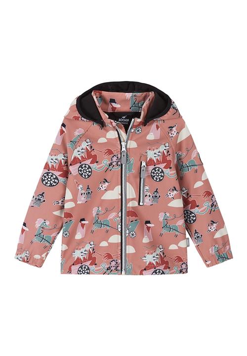 Reima Moomin Vantti Softshell Jakke Rose Blush  Rose Blush 116 cm  Brun  116 cm  Piger
