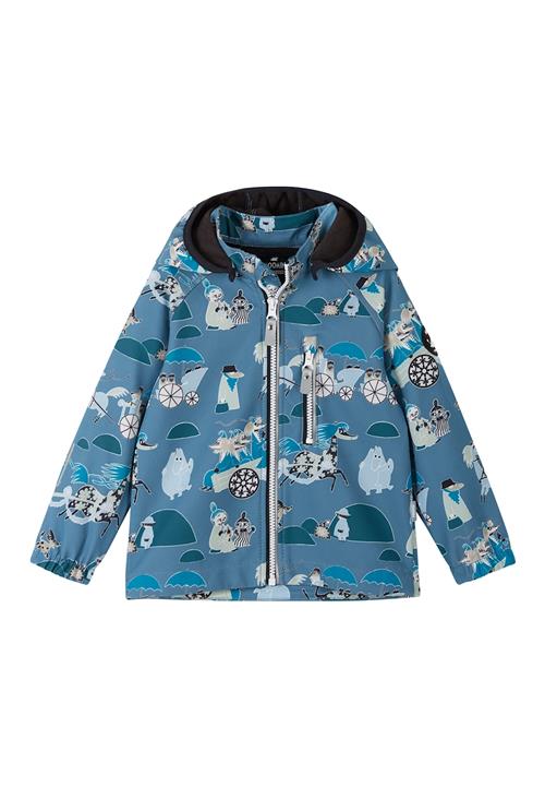 Reima Moomin Vantti Softshell Jakke Blue Ocean  Blue Ocean 92 cm  Blå  92 cm  Drenge