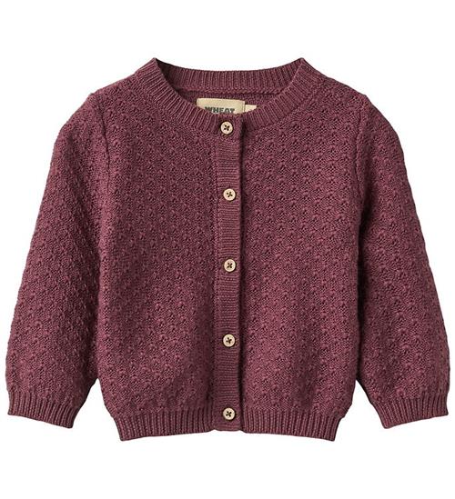 Wheat Cardigan - Strik - Magnella - Eggplant