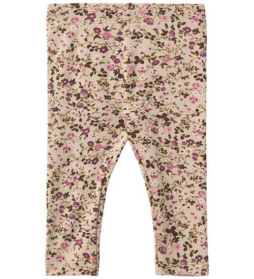 Wheat Leggings - Jules - Soft Sand Flower Wine