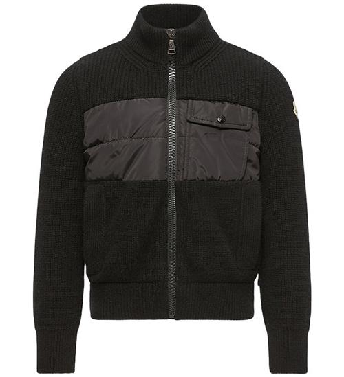 Moncler Cardigan - Uld - Sort