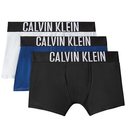 Calvin Klein Boxershorts - Trunk - 3-pak - Sort/Estate Blue/Plei