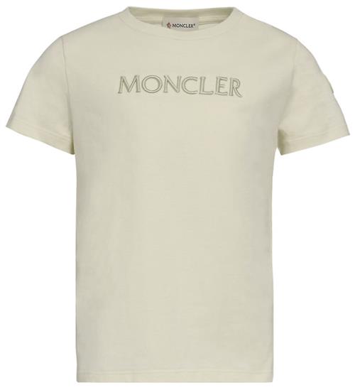 Moncler T-shirt - Cream m. Logo