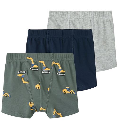 Name It Boxershorts - NmmTights - 3-pak - Urban Chic/Grey Melang