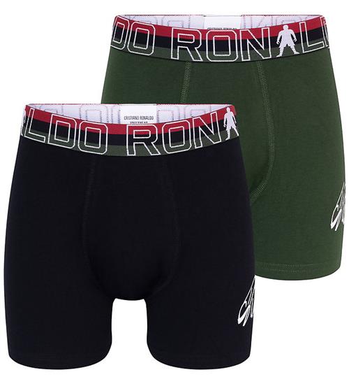 JBS - Ronaldo Boxershorts - 2-pak - Sort/Grøn