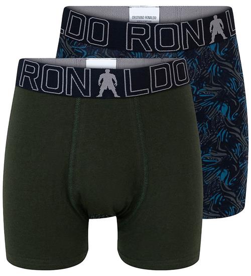 JBS - CR7 Boxershorts - 2-pak - Grøn/Blå