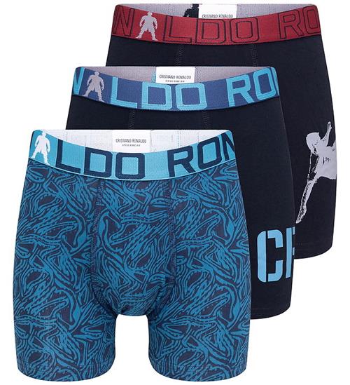 JBS - CR7 Boxershorts - 3-pak - Sort/Blå