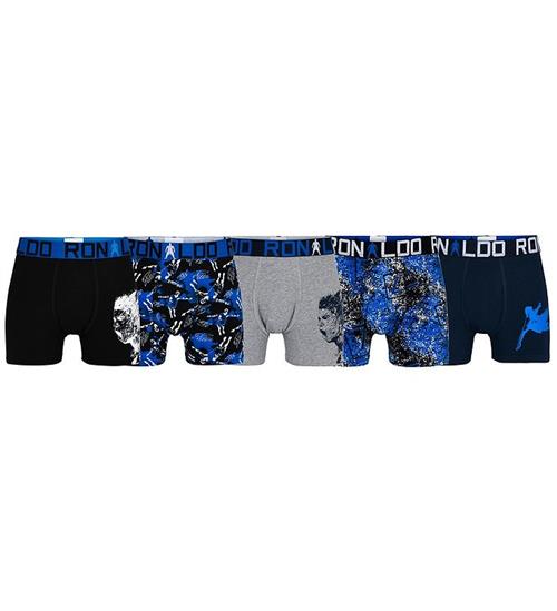 JBS - CR7 Boxershorts - 5-pak - Blå/Grå/Sort