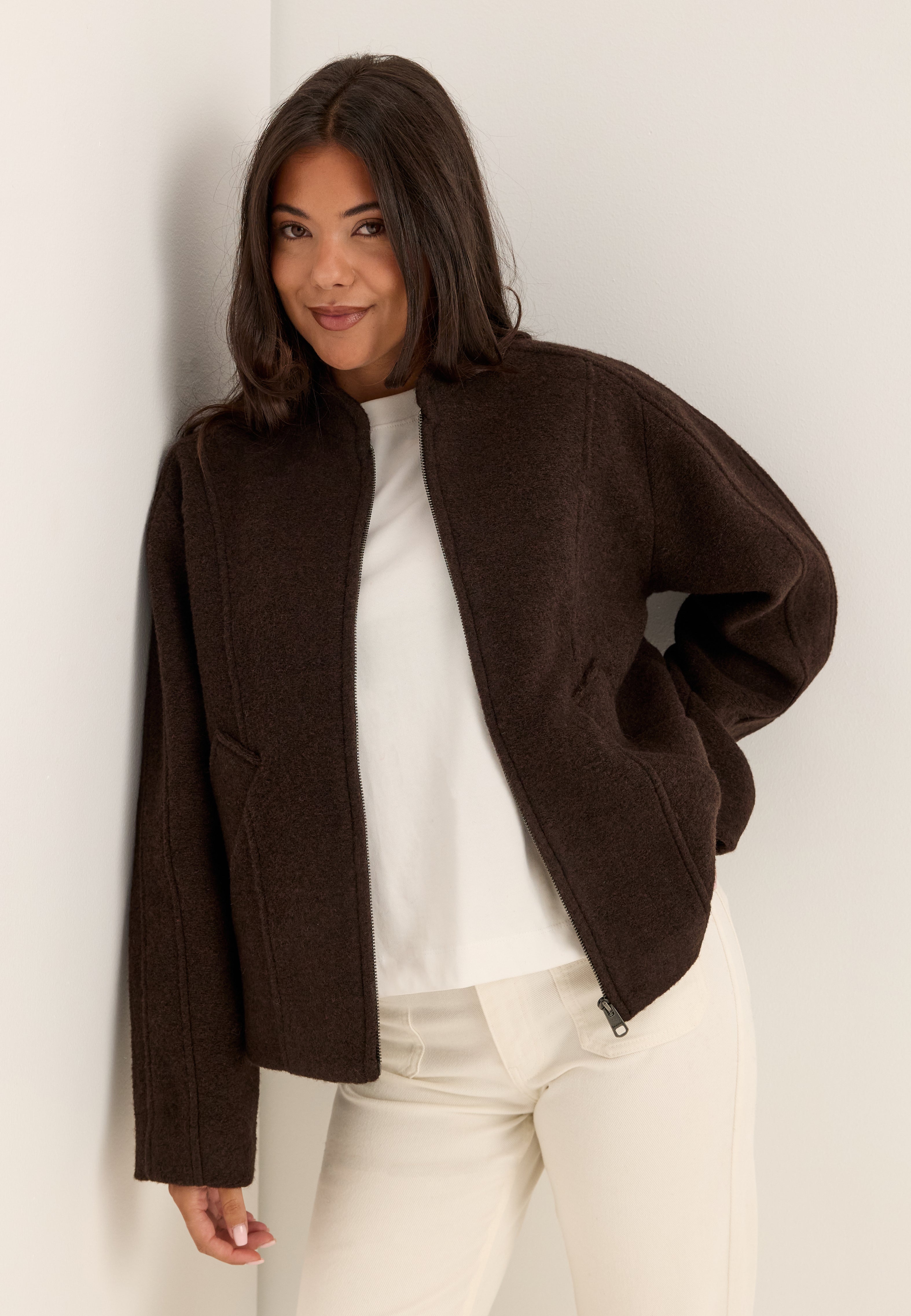 SELECTED Slwjacqueline Wool Blend Jacket