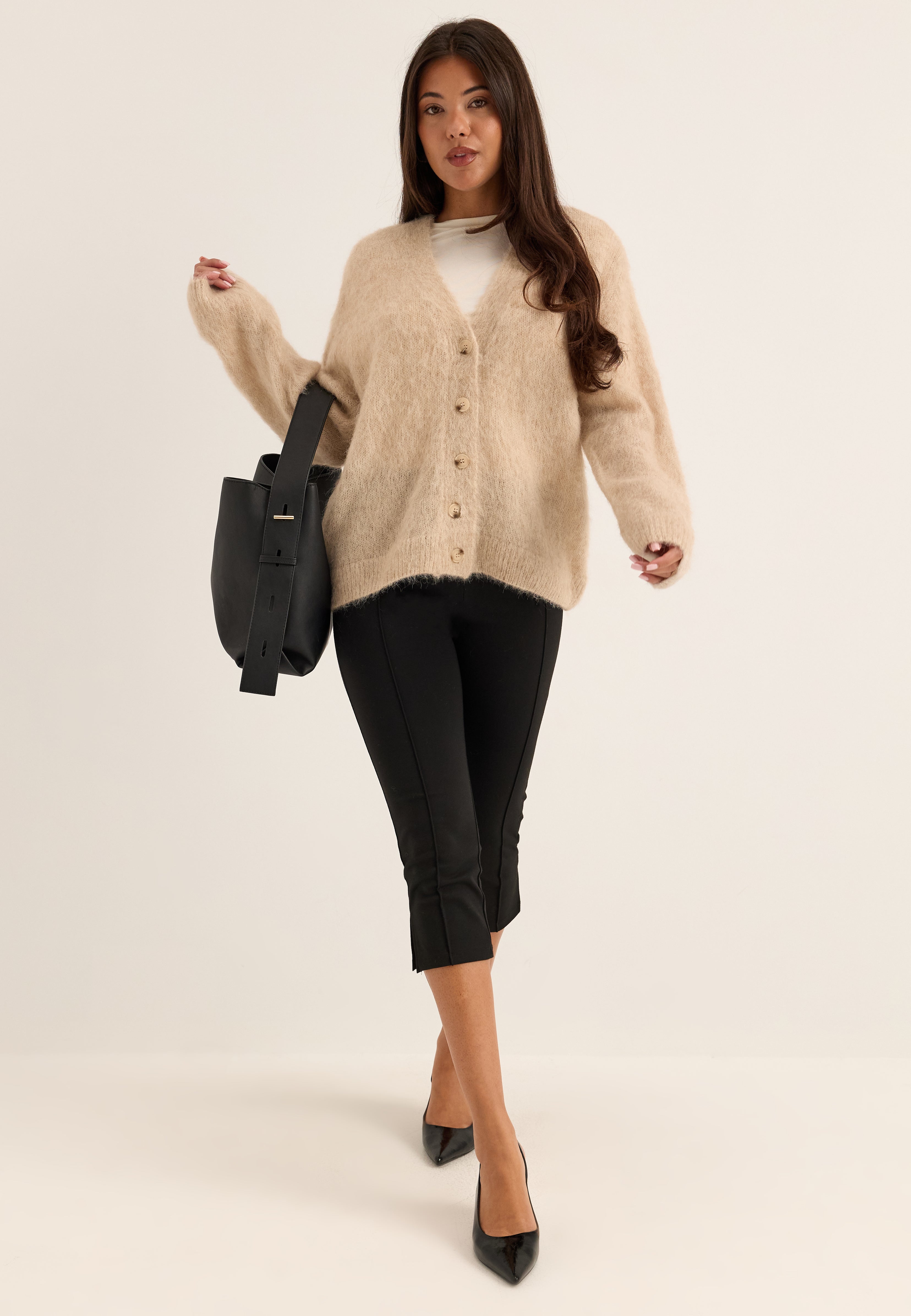 OBJECTCOLLECTORSITEM Objharry L/S LO KNIT CARDIGAN