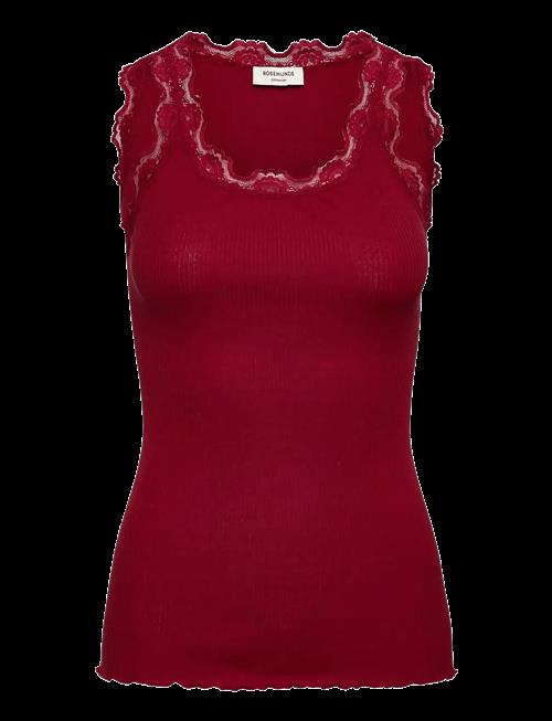 Rosemunde | Rwbabette Silk Sl U-Neck Long Lace Top | S