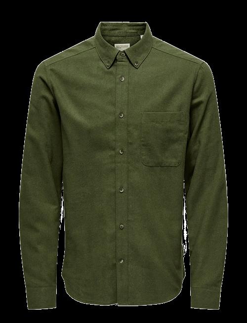 ONLY & SONS | Onsgudmund Slim 1-Pkt Solid Shirt Noos | S