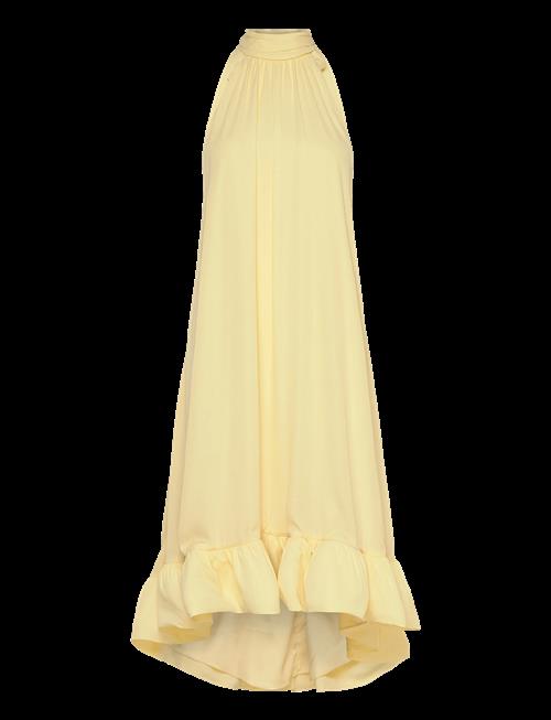 Malina | Sabrina Halterneck Ruffled Midi Dress | S
