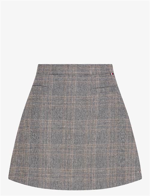 Tommy Hilfiger | Wool Mix Check Mini Skirt | 44