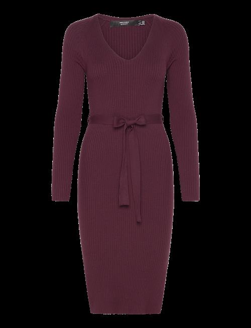 Vero Moda Maternity | Vmmsaba Rib Ls V-Neck Belt Dress Ga Noos | S